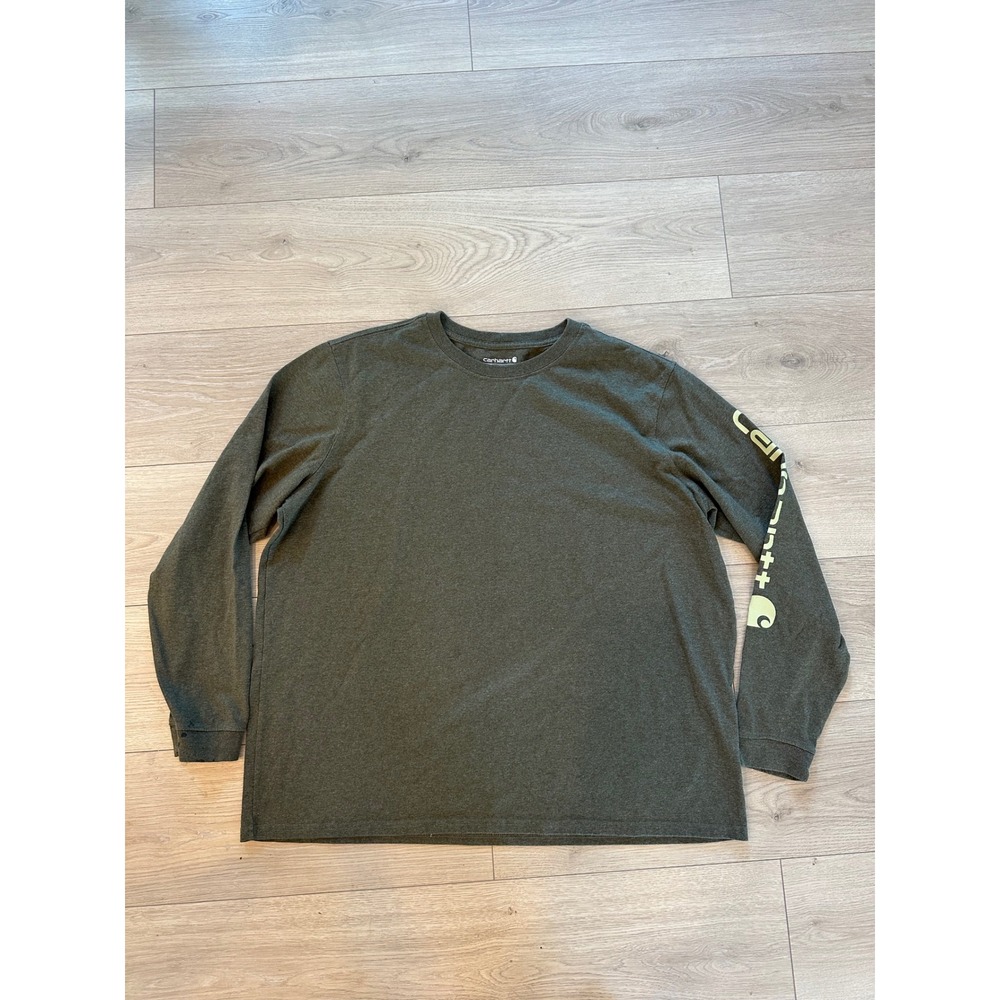 Carhartt Loose Fit Long Sleeve Logo Shirt – XXL (20)
